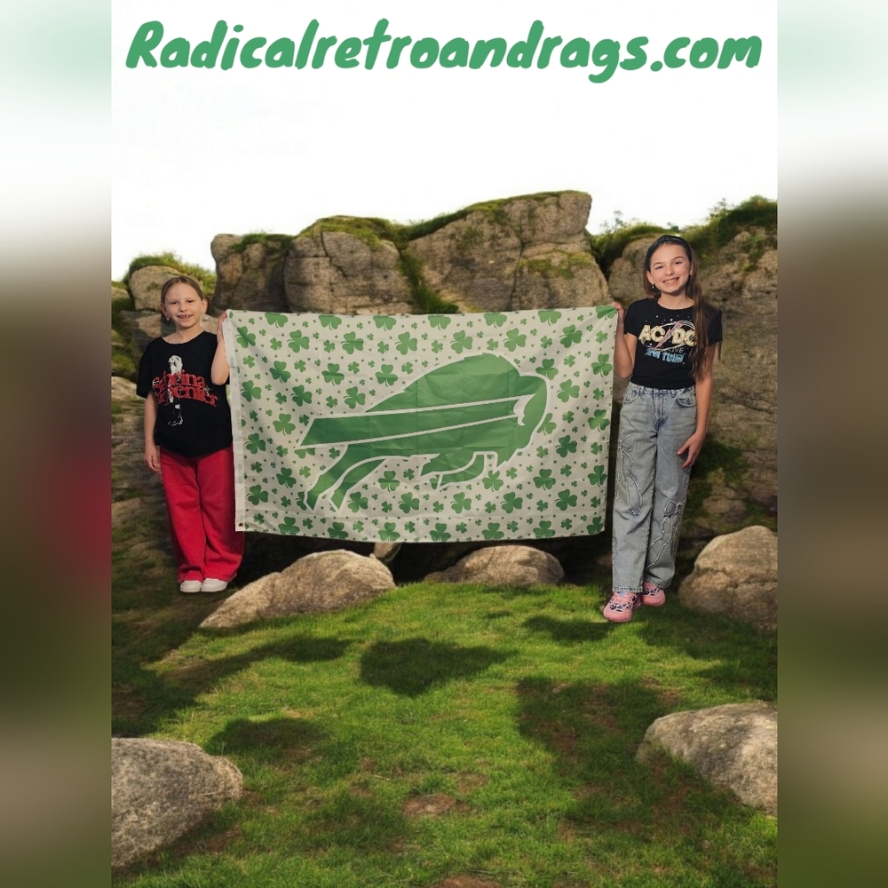 Buffalo Bills Flag Irish St. Patricks Day 3' X 5' NEW